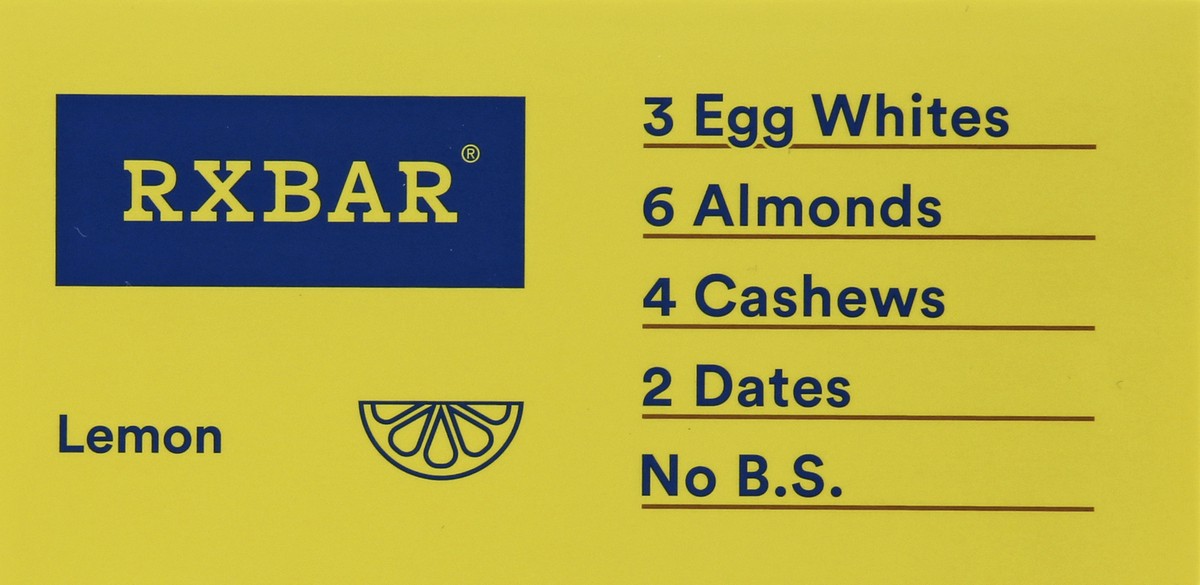 slide 9 of 13, RXBAR Protein Bars, Lemon, 22 oz, 12 Count, 22 oz