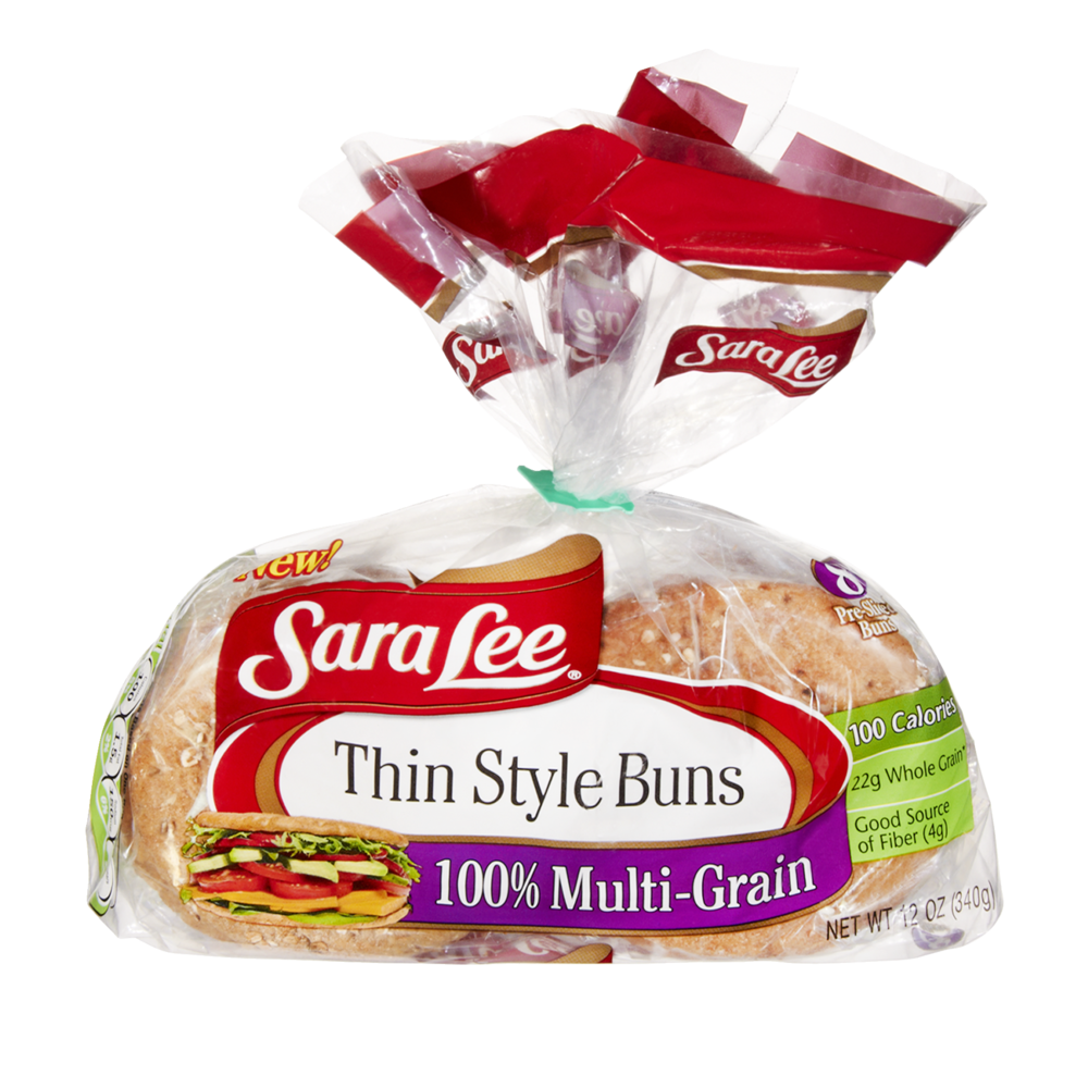 slide 1 of 1, Sara Lee Multi Grain Thins, 8 ct