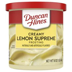 Duncan Hines Creamy Lemon Supreme Frosting, 16 oz