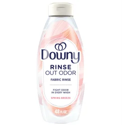 Downy Rinse Laundry Odor Remover, Spring Breeze Scent, 48 FL OZ, Fabric Softener and Laundry Odor Removal Rinse