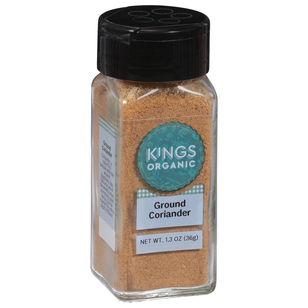 slide 10 of 12, Kings Organic Ground Coriander 1.3 oz, 1.3 oz