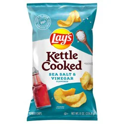 Lay's Kettle Cooked Sea Salt & Vinegar Potato Chips