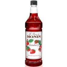 slide 1 of 1, Monin Strawberry Beverage Syrup - 33.81 fl oz, 33.81 fl oz