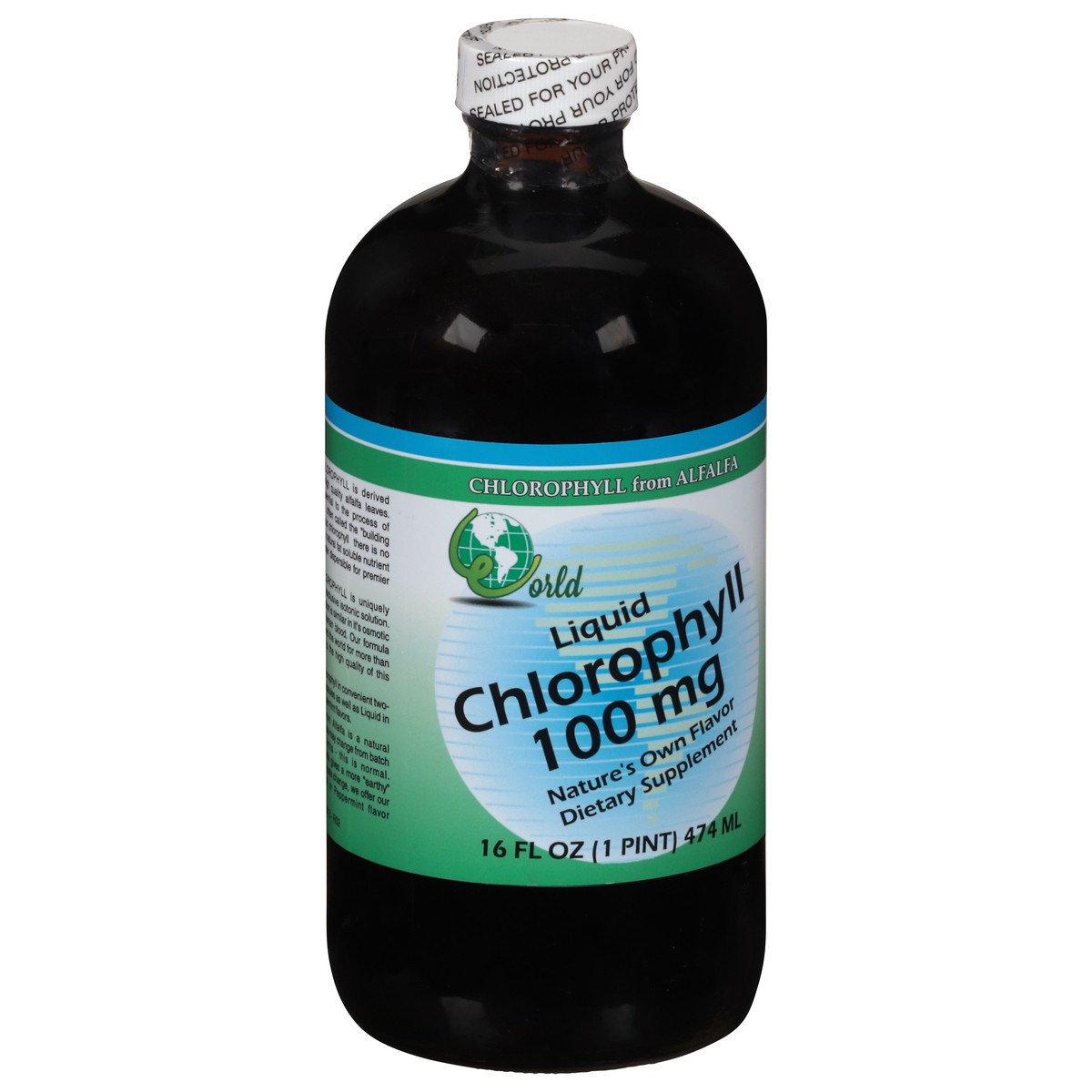 slide 8 of 9, World Liquid 100 mg Chlorophyll 16 fl oz, 16 fl oz