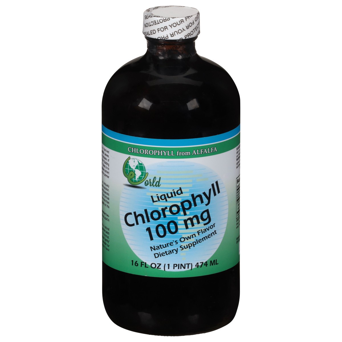 slide 1 of 9, World Liquid 100 mg Chlorophyll 16 fl oz, 16 fl oz