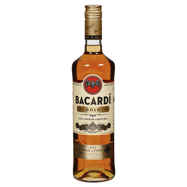 slide 1 of 1, Bacardi Gold Rum, 750 ml