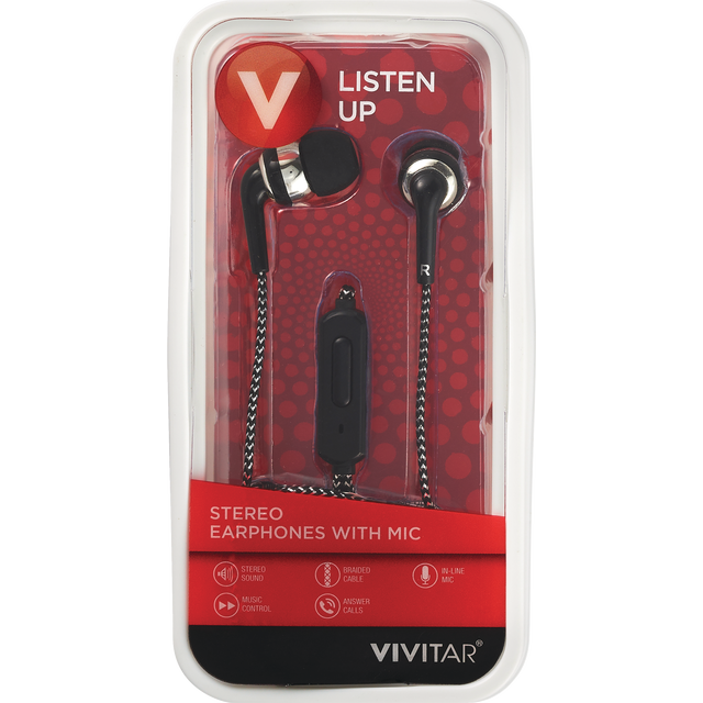 slide 1 of 1, Vivitar Wtrprf Earbud Mic, 1 ct
