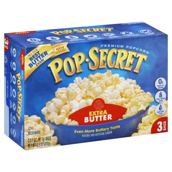 PopSecret Extra Butter Popcorn 3 ct; 9.6 oz Shipt