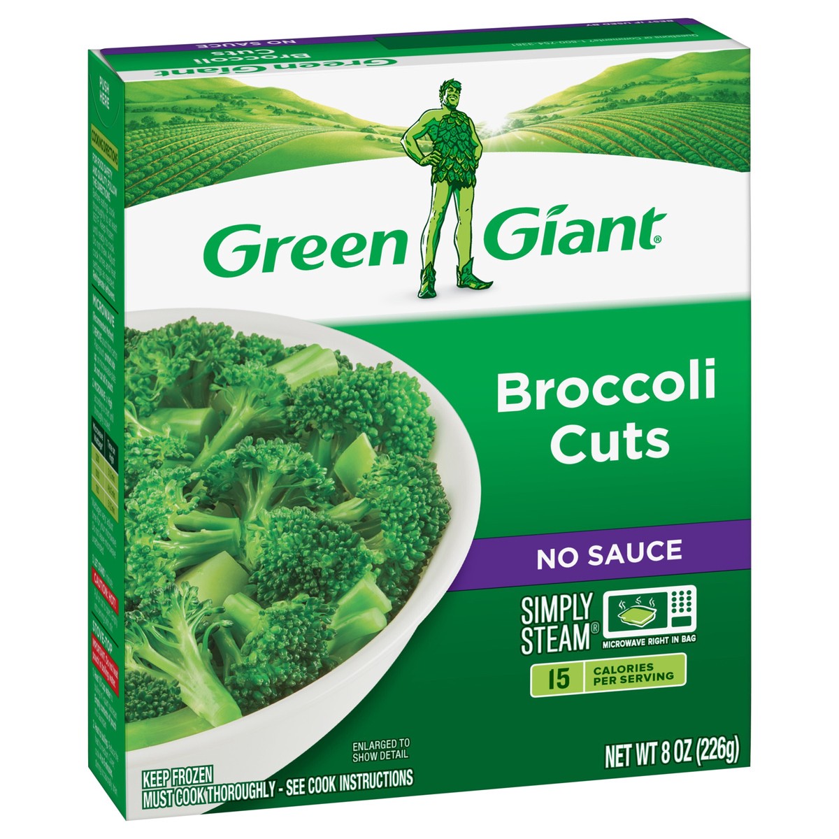 slide 2 of 9, Green Giant No Sauce Broccoli Cuts 8 oz, 8 oz