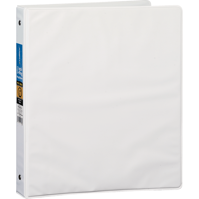 slide 1 of 1, Back to School 1'' Economy Vinyl 3-Ring Binder, 1 ct