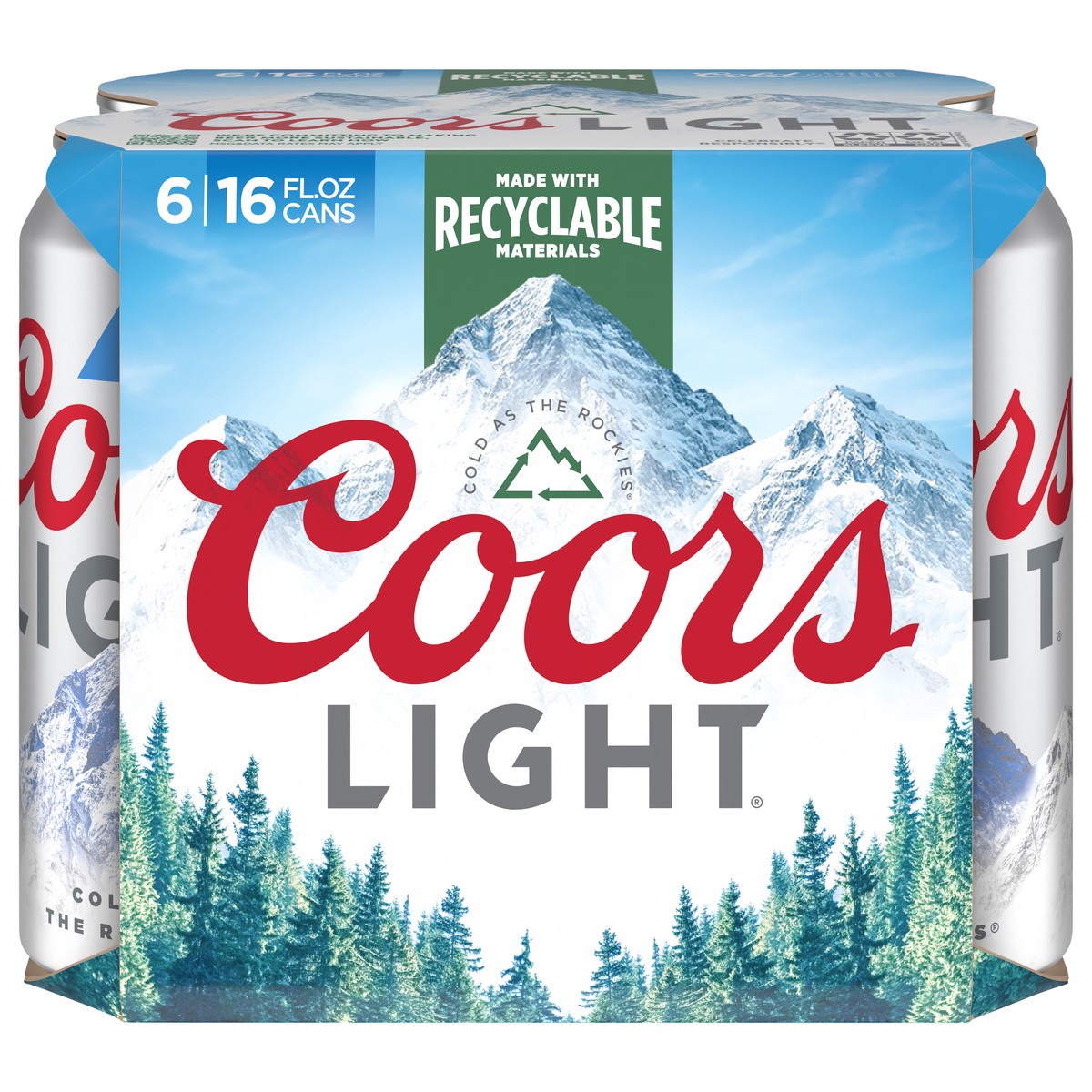 slide 1 of 4, Coors Beer 6 - 16 fl oz Cans, 6 ct; 16 oz