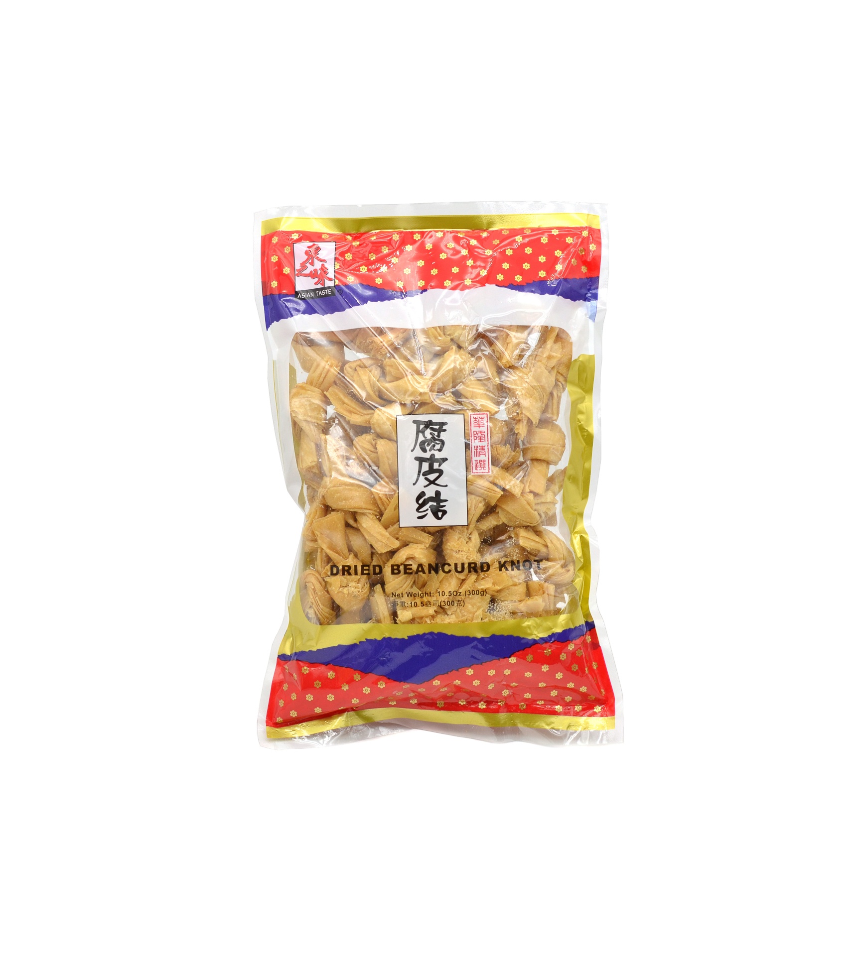 slide 1 of 1, Asian Taste Vegetableetable Protein Beancurd Knot, 300 gram