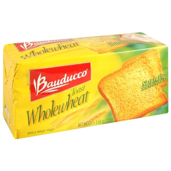 slide 1 of 1, Bauducco Whole Wheat Toast, 5.6 oz