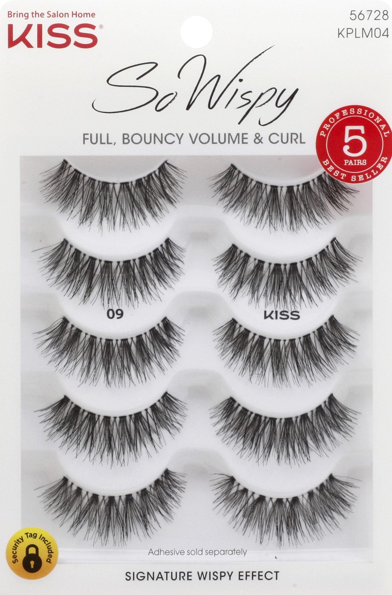 slide 9 of 9, KISS Ever EZ? Lashes - Multipack 09, 1 ct