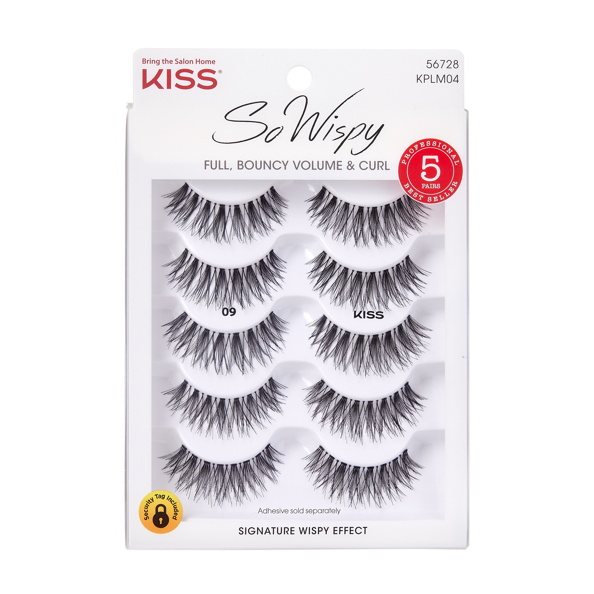 slide 1 of 9, KISS Ever EZ? Lashes - Multipack 09, 1 ct