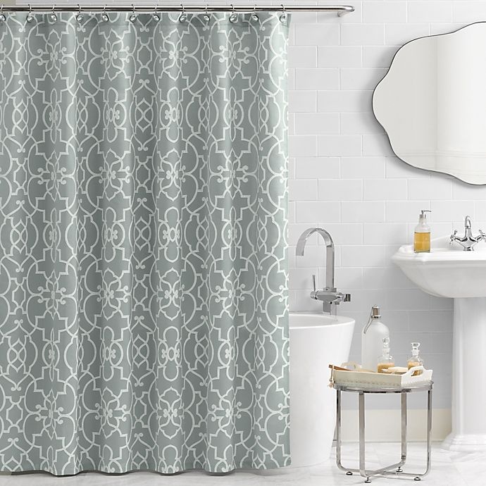 slide 1 of 1, Vue Signature Iron Gates Shower Curtain, 72 in x 84 in