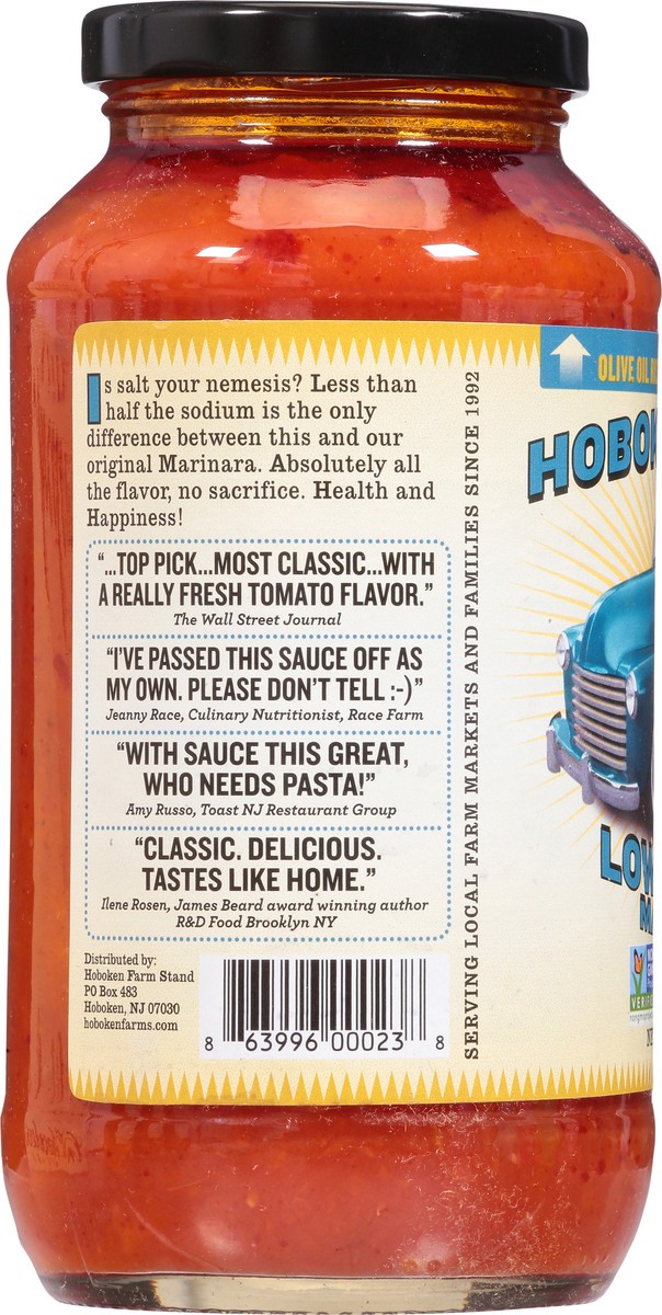 slide 7 of 13, Hoboken Farms Low Sodium Marinara 25 oz, 25 oz