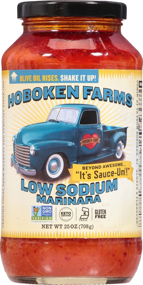 slide 5 of 13, Hoboken Farms Low Sodium Marinara 25 oz, 25 oz