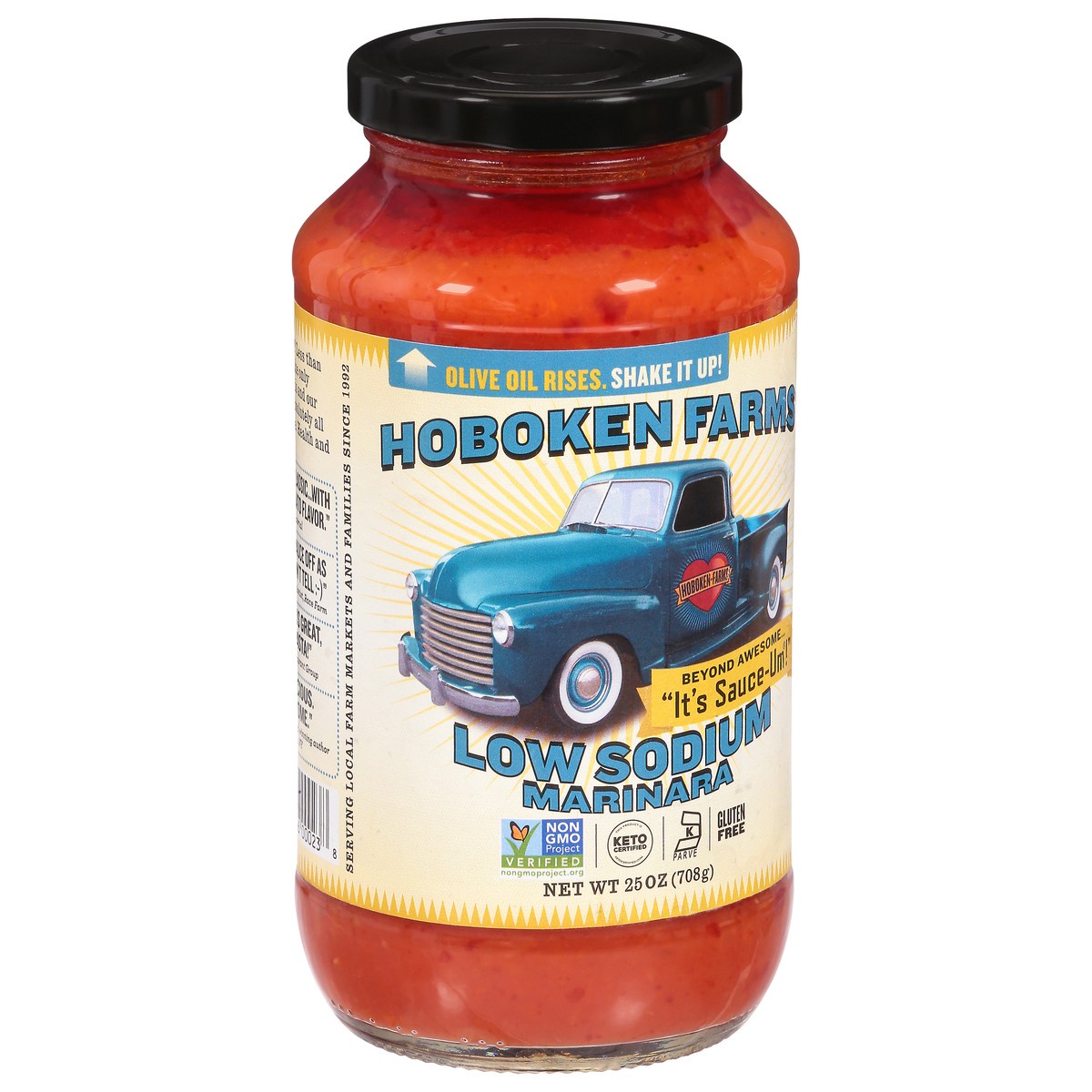 slide 8 of 13, Hoboken Farms Low Sodium Marinara 25 oz, 25 oz