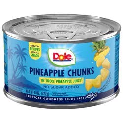 Dole Pineapple Chunks - 8 oz