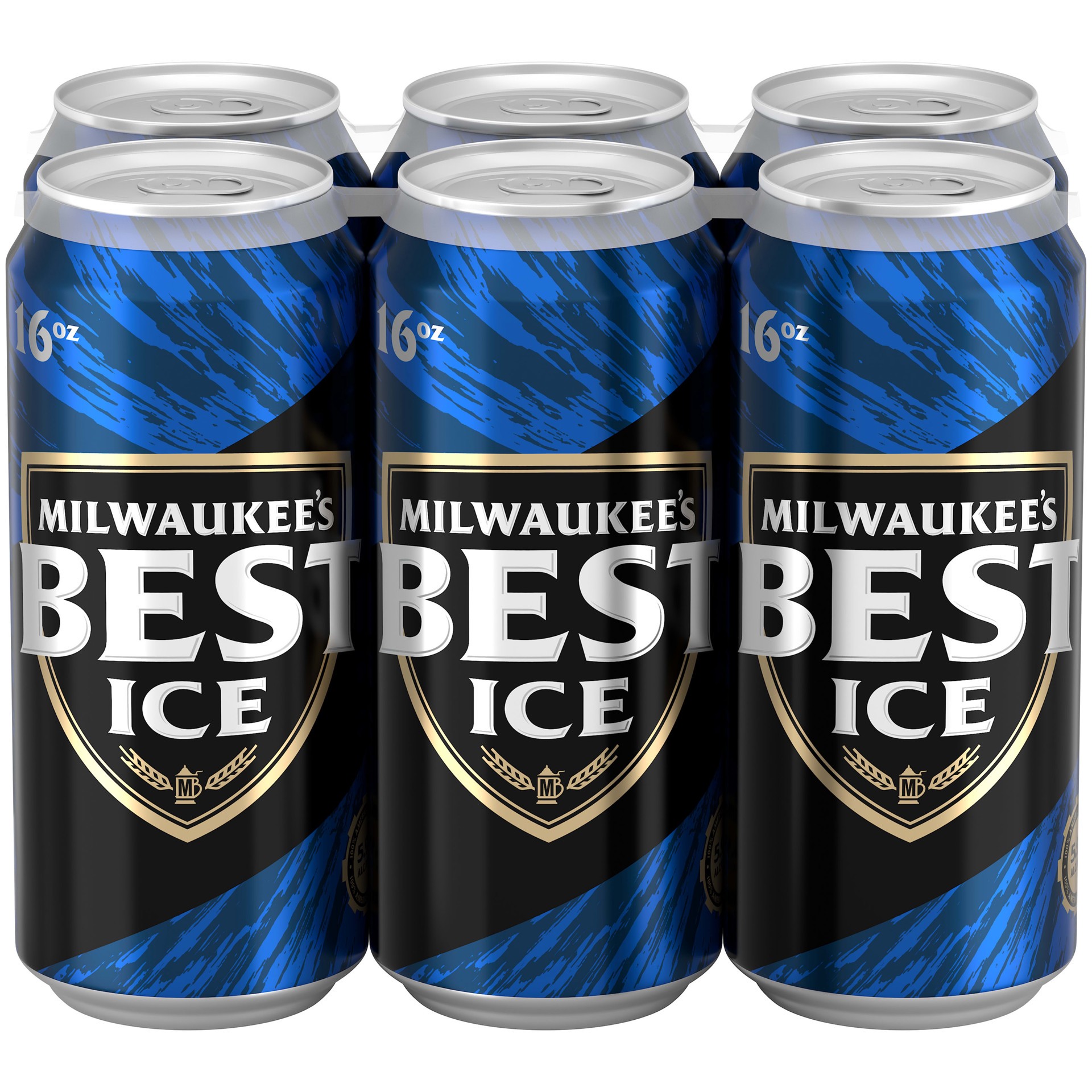 slide 5 of 5, MILWAUKEE'S BEST ICE Beer, 6 ct; 16 oz