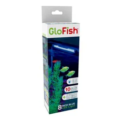 GloFish White, Blue and Magenta Lights 8-Inch LED Light Stick for Fish Aquariums Up to 5 Gallons
