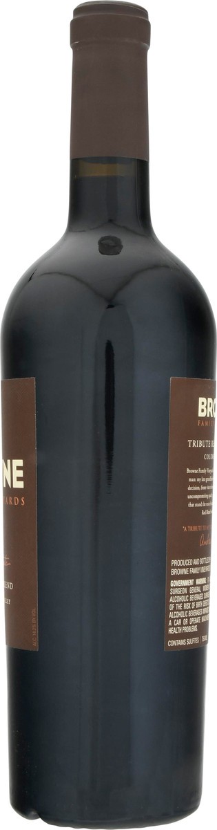 slide 5 of 9, Browne Family Vineyards Columbia Valley Tribute Red Blend 750 ml, 750 ml