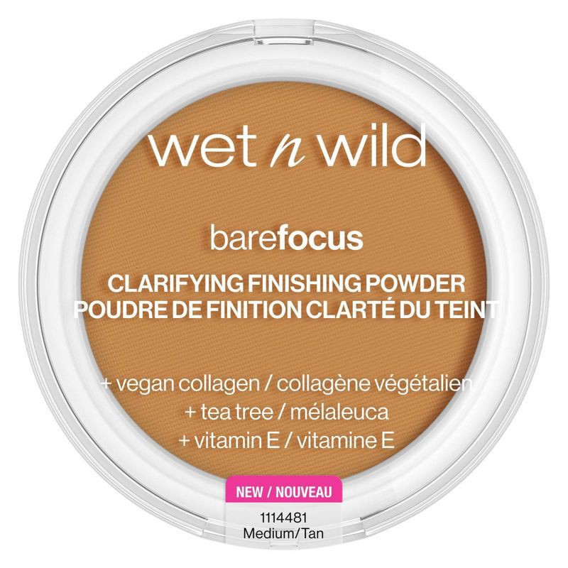 slide 1 of 5, wet n wild Bare Focus Finish Setting Powder - Medium/Deep - 0.27oz, 0.27 oz