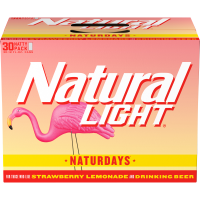 slide 5 of 22, Natural Light Naturdays Naturdays Beer, 30 ct; 12 oz