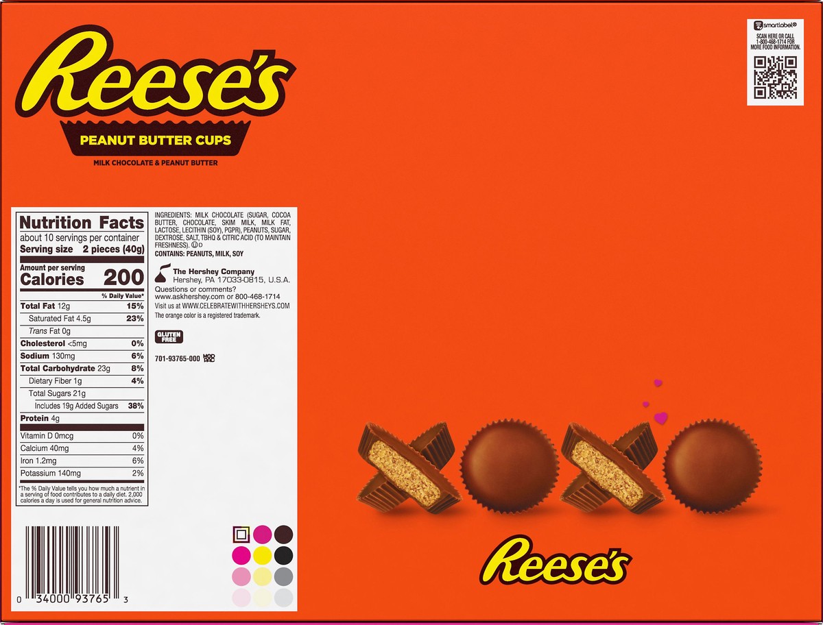 slide 3 of 3, Reese's Hershey's Reeses Gift Box 20pc, 14 oz