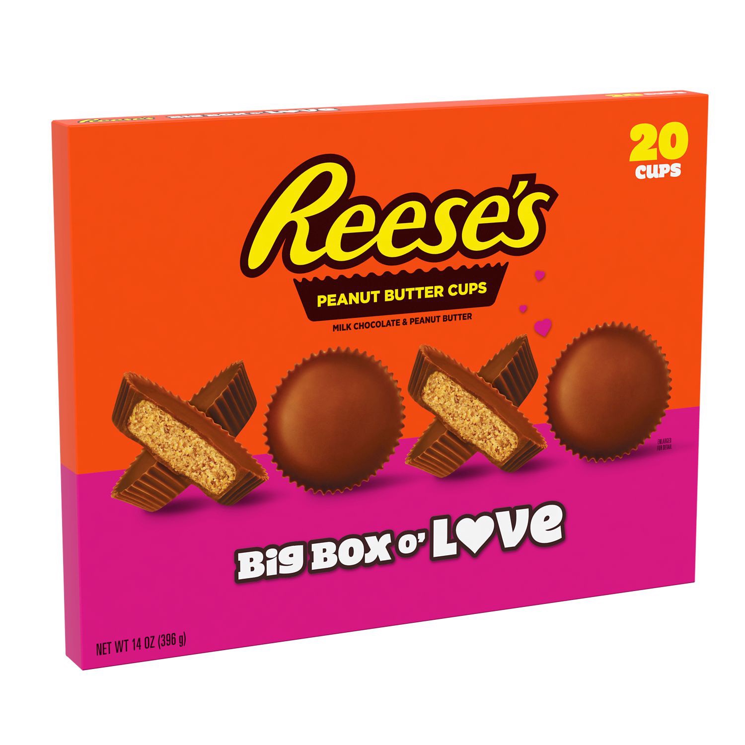 slide 1 of 3, Reese's Hershey's Reeses Gift Box 20pc, 14 oz