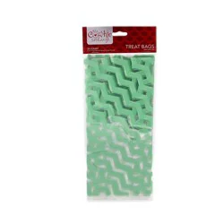 Cellophane Treat Bag, Blue Stripes