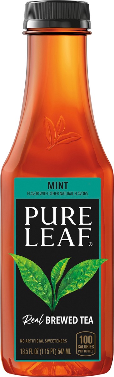 slide 5 of 9, Pure Leaf Mint Brewed Tea 18.5 fl oz, 18.5 fl oz