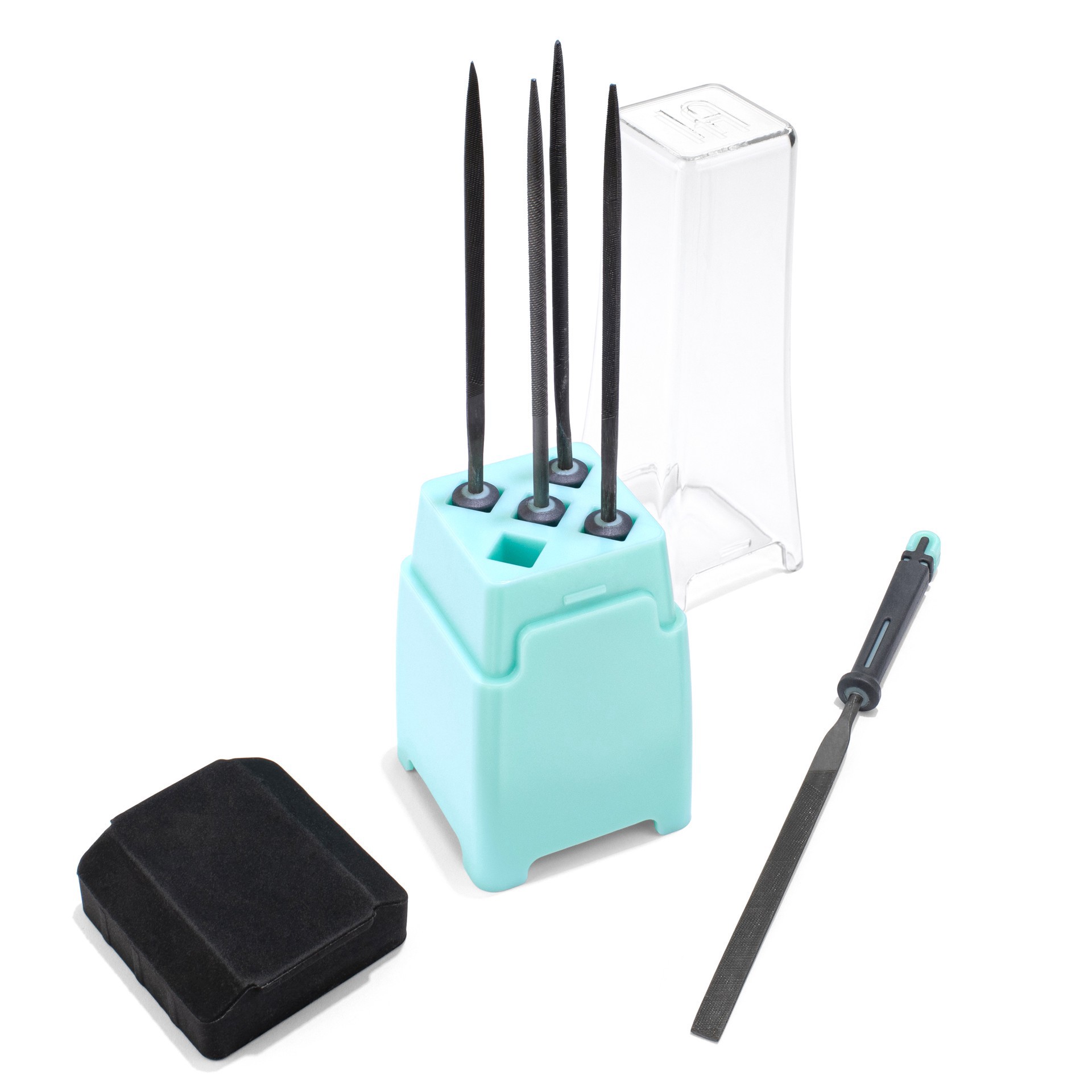 slide 2 of 4, Impressart Needle File Set With File Block, 1 ct