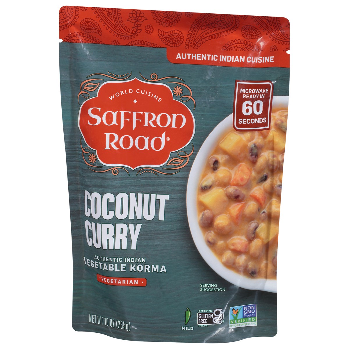 slide 7 of 9, Saffron Road Coconut Curry Authentic Indian Vegetable Korma 10 oz, 10 oz