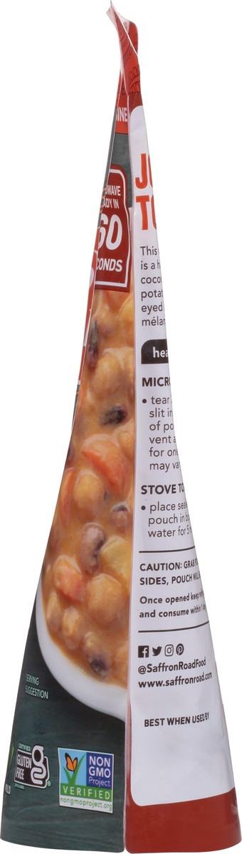 slide 6 of 9, Saffron Road Coconut Curry Authentic Indian Vegetable Korma 10 oz, 10 oz