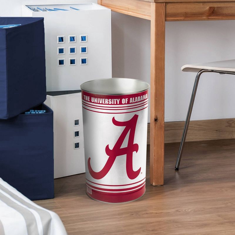 slide 2 of 3, NCAA Alabama Crimson Tide Tall Waste Basket, 1 ct