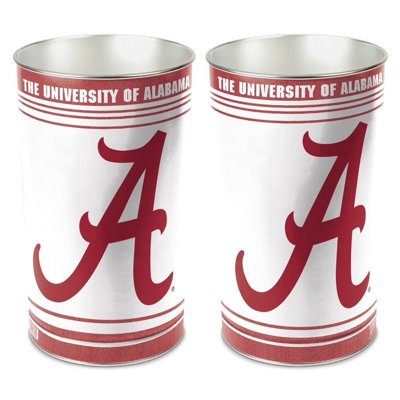 slide 1 of 3, NCAA Alabama Crimson Tide Tall Waste Basket, 1 ct