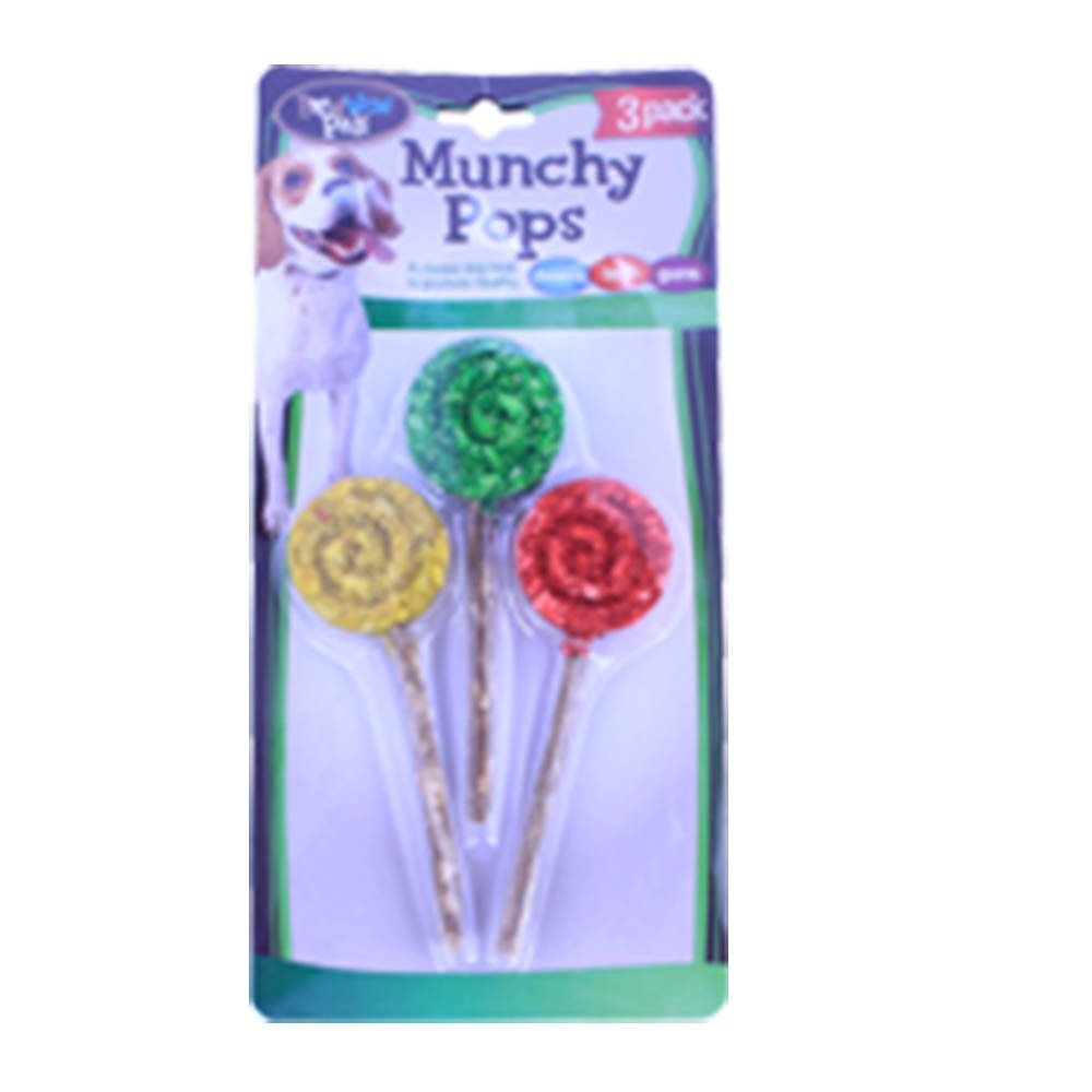 slide 1 of 1, Bow Wow Pals Munchy Pops, 3 ct