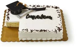 Bakery White Sheet Cake with Buttercream Icing