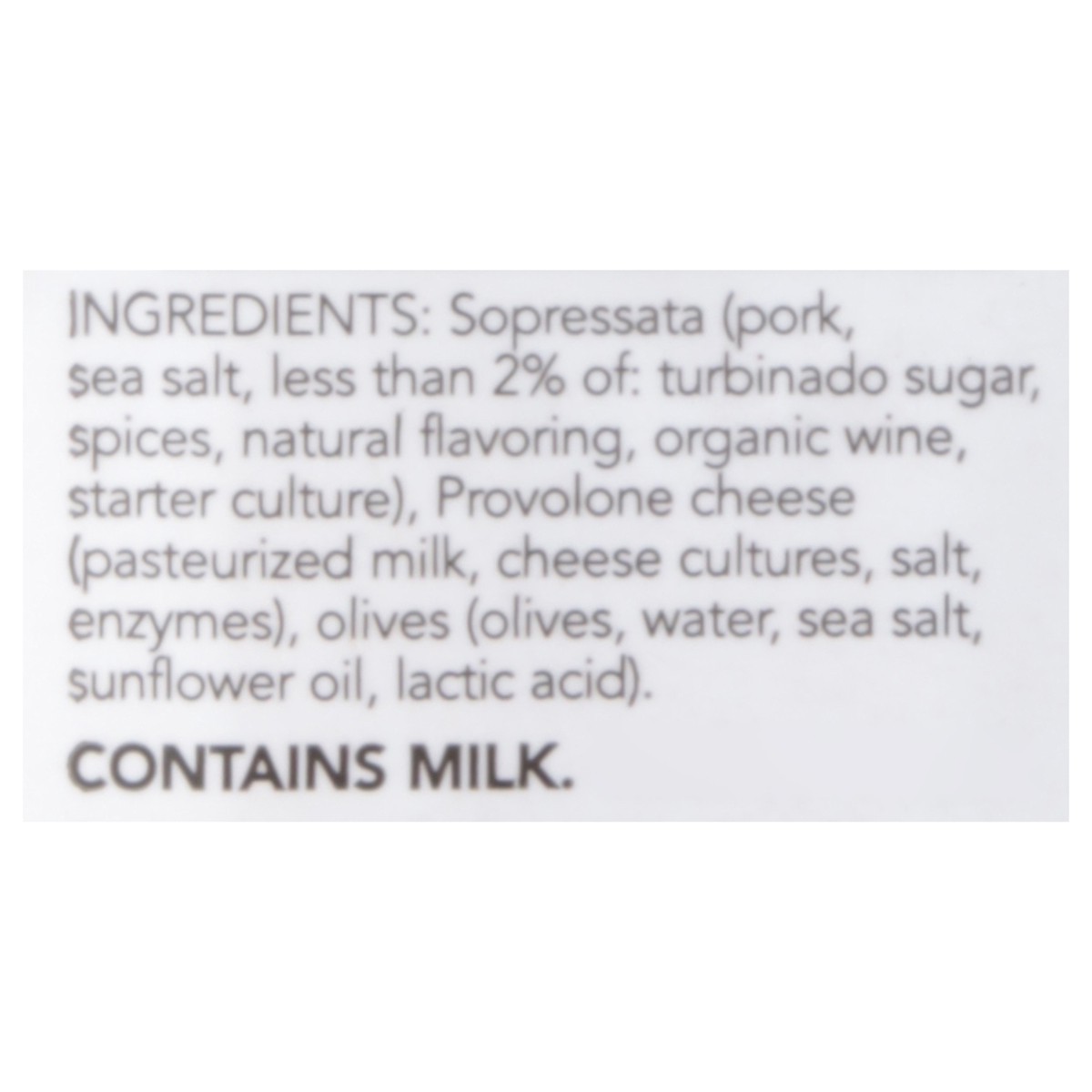 slide 11 of 14, Niman Ranch All Natural Hot Sopressata Provolone & Olives 3 oz, 3 oz