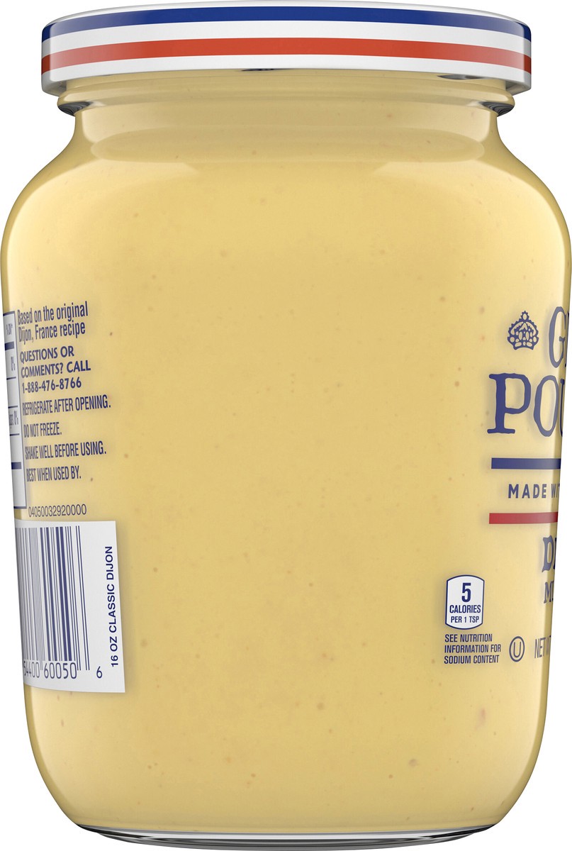 slide 6 of 9, Grey Poupon Dijon Mustard, 16 oz