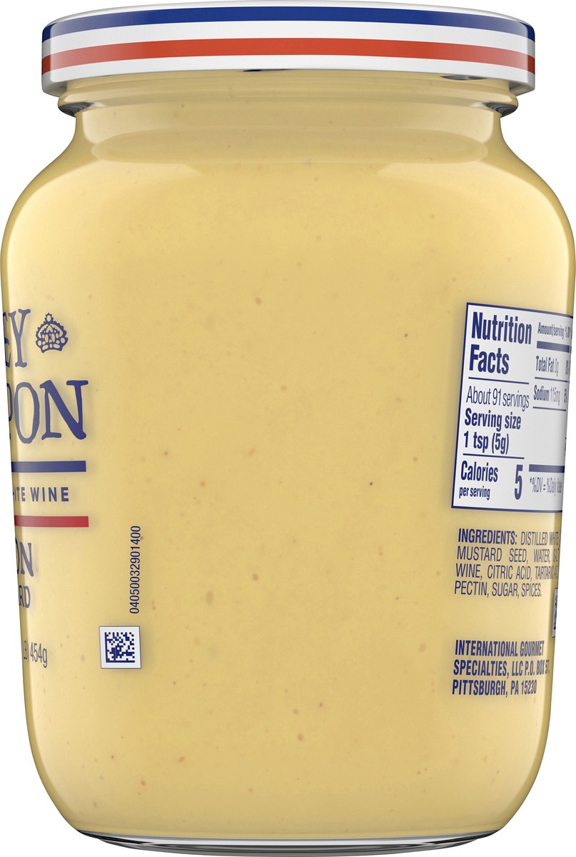 slide 7 of 9, Grey Poupon Dijon Mustard, 16 oz