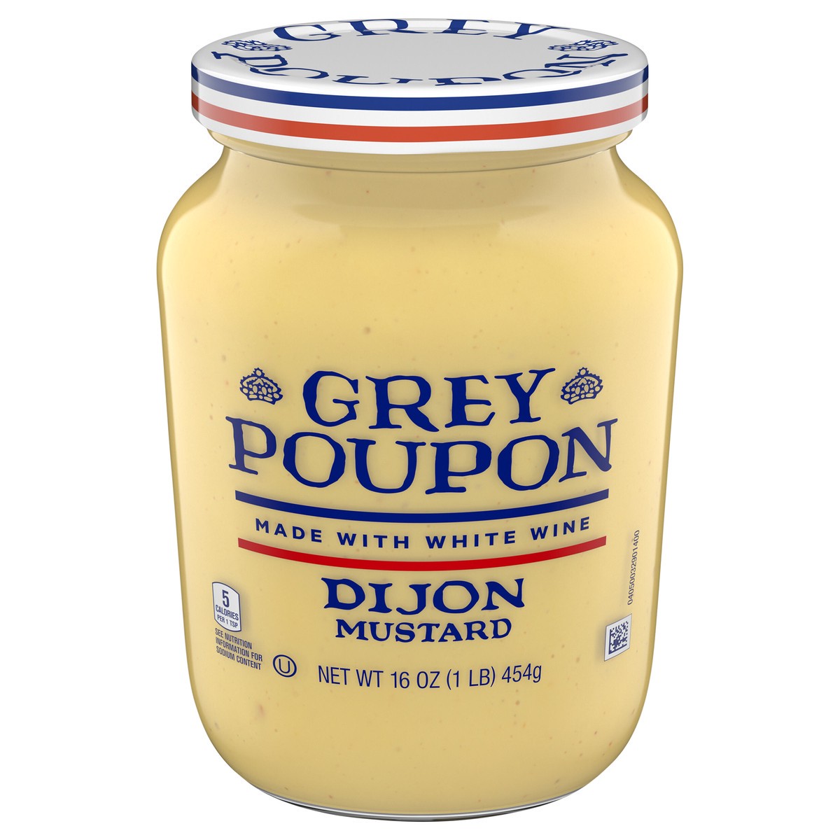 slide 1 of 9, Grey Poupon Dijon Mustard, 16 oz