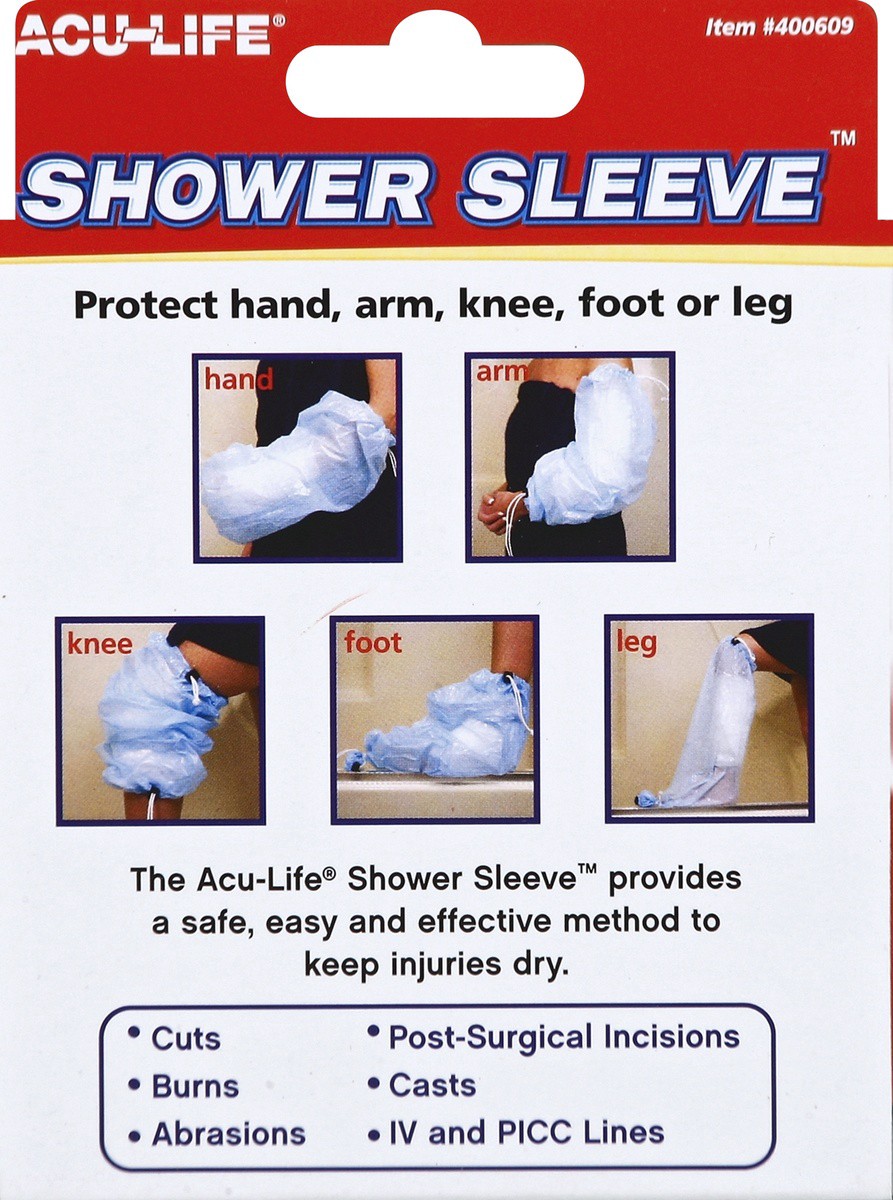 slide 2 of 5, Acu-Life Shower Sleeve 1 ea, 1 ct