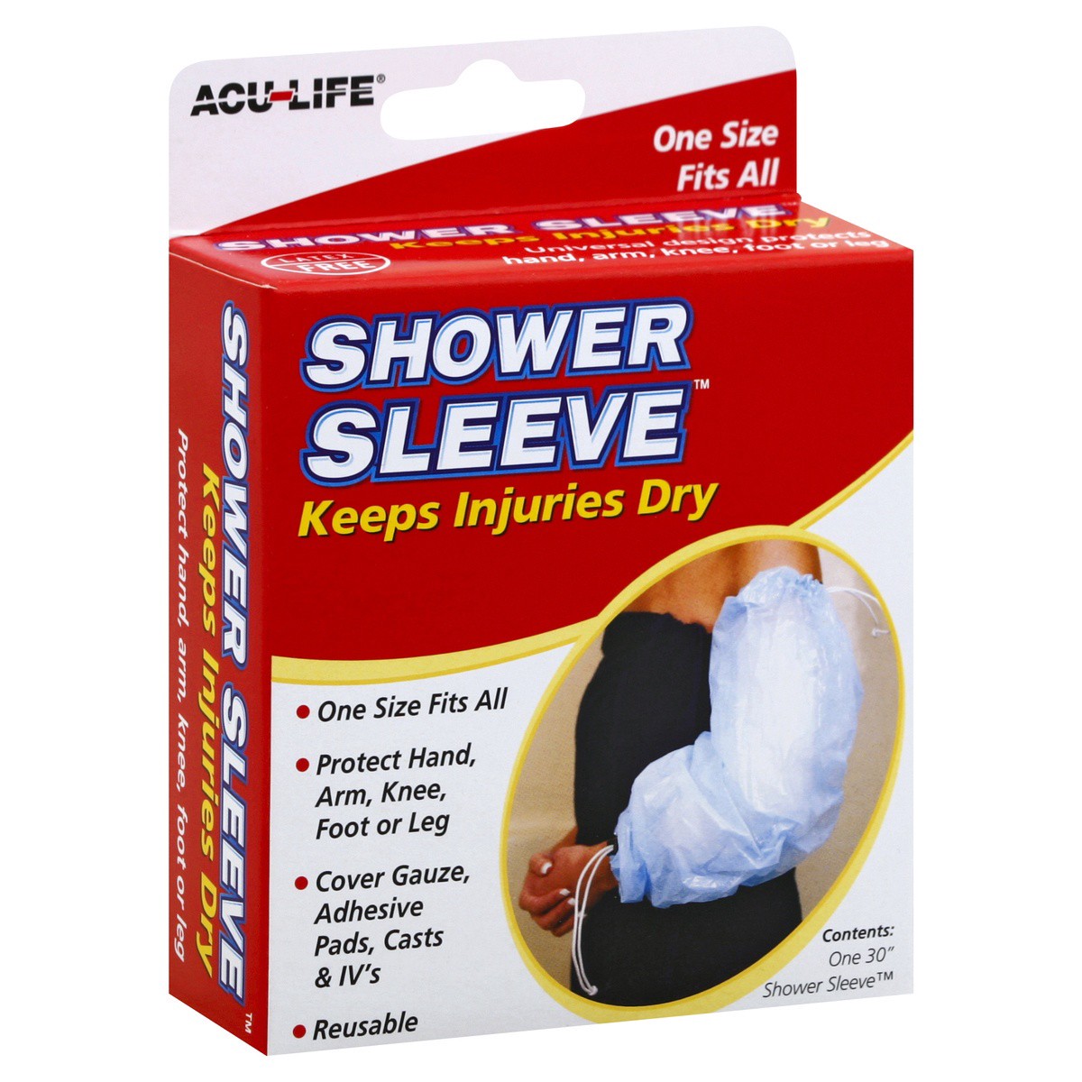 slide 1 of 5, Acu-Life Shower Sleeve 1 ea, 1 ct