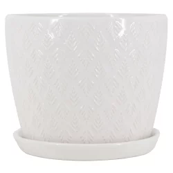 The Joy Of Gardening Mateo Planter - White