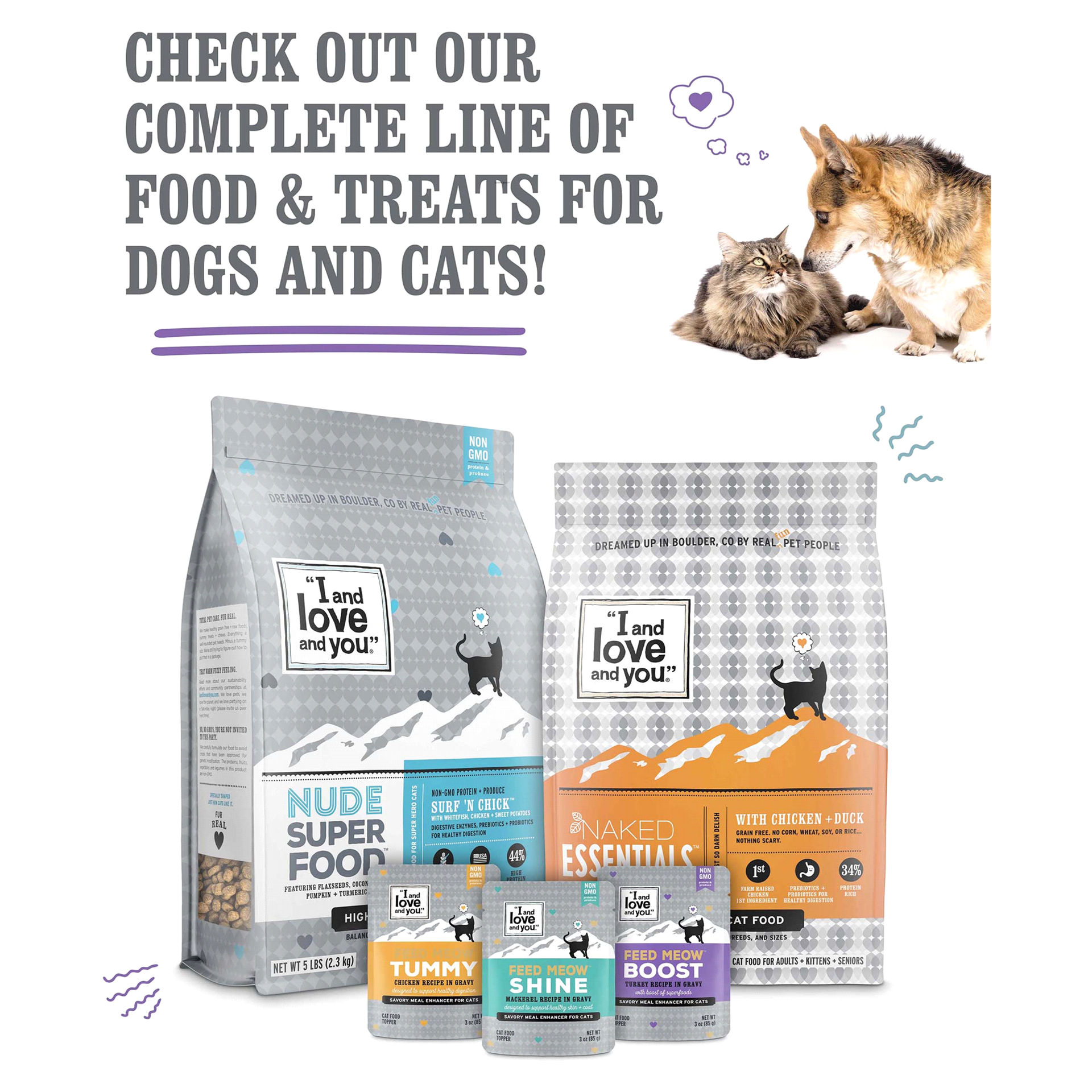 slide 9 of 29, I and Love and You Naked Essentials Salmon and Trout Dry Cat Food, 