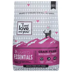 I And Love And You Naked Essentials Grain Free Salmon + Trout Cat Food 3.4 lb