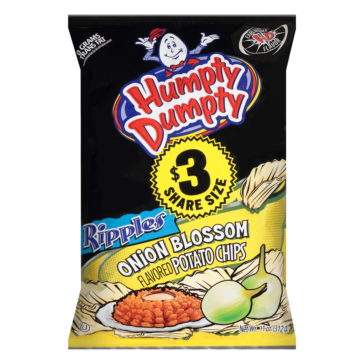 slide 1 of 1, Humpty Dumpty Snacks Onion Blossom Potato Chips, 11 oz